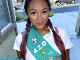 Little Squirtles – Little Slutty Unspecific Scout Sells Cookies By Sucking together with Fucking Will not hear of Neighbor - 1080p